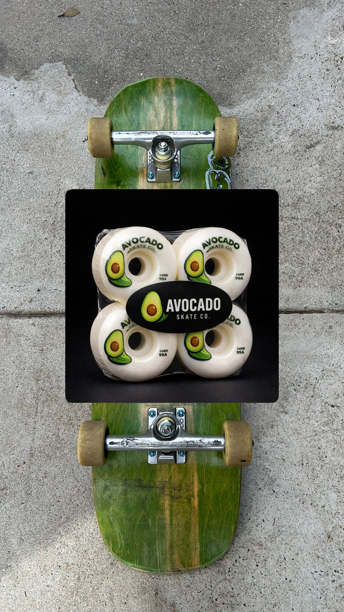 Avocado Skateboard Wheels 54mm 99a