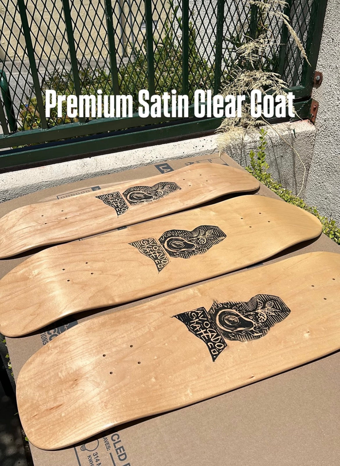 8” Pop-sicle Skateboard Deck [Relief Print]