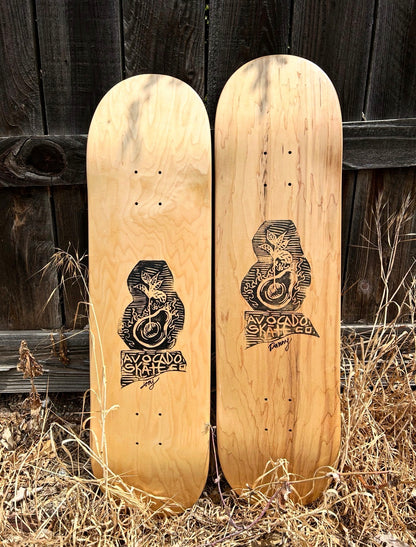 8.5” Pop-sickle Skateboard Deck [Relief Print]