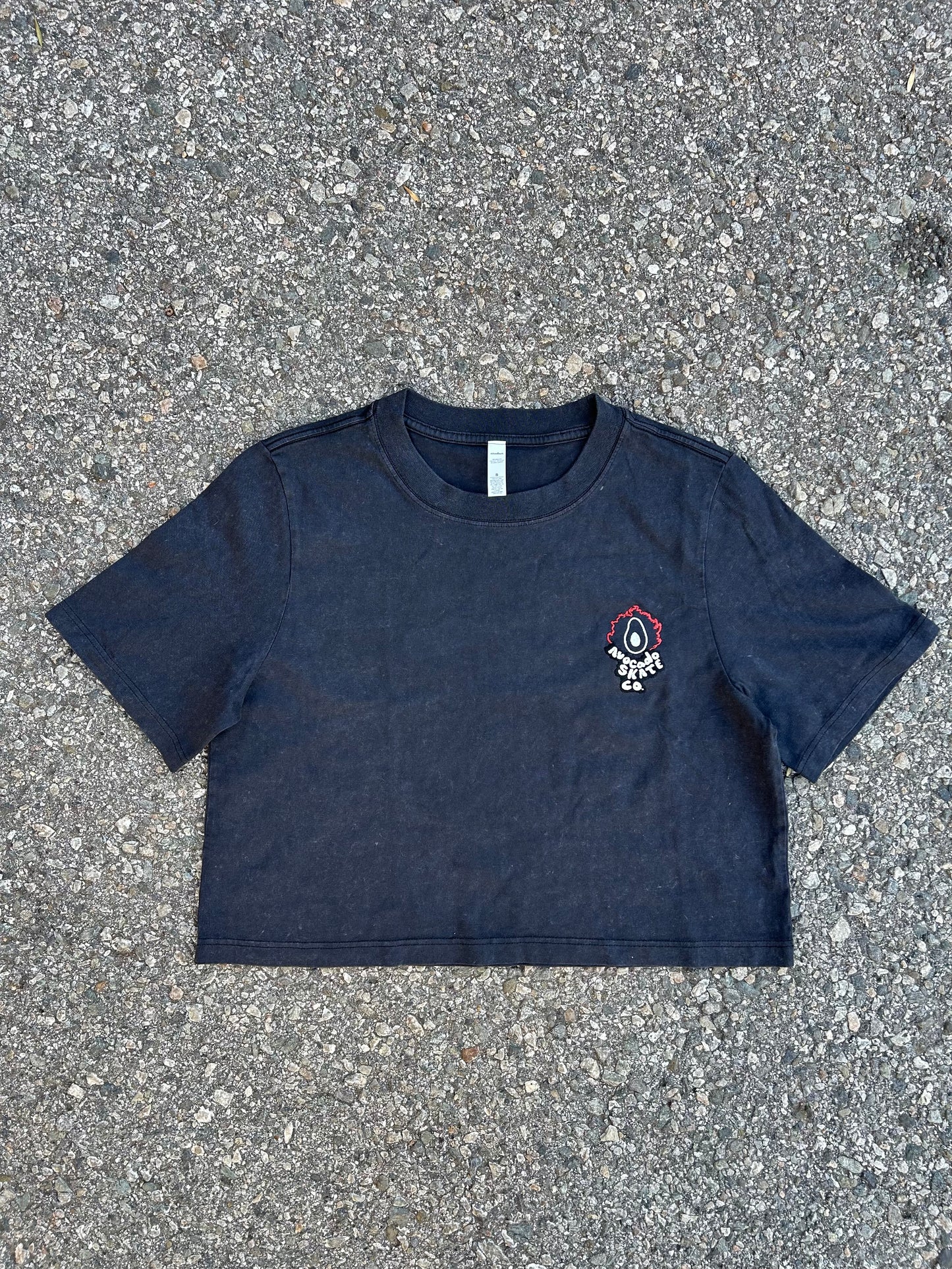 Women’s Stone Washed Heavy Crop Top