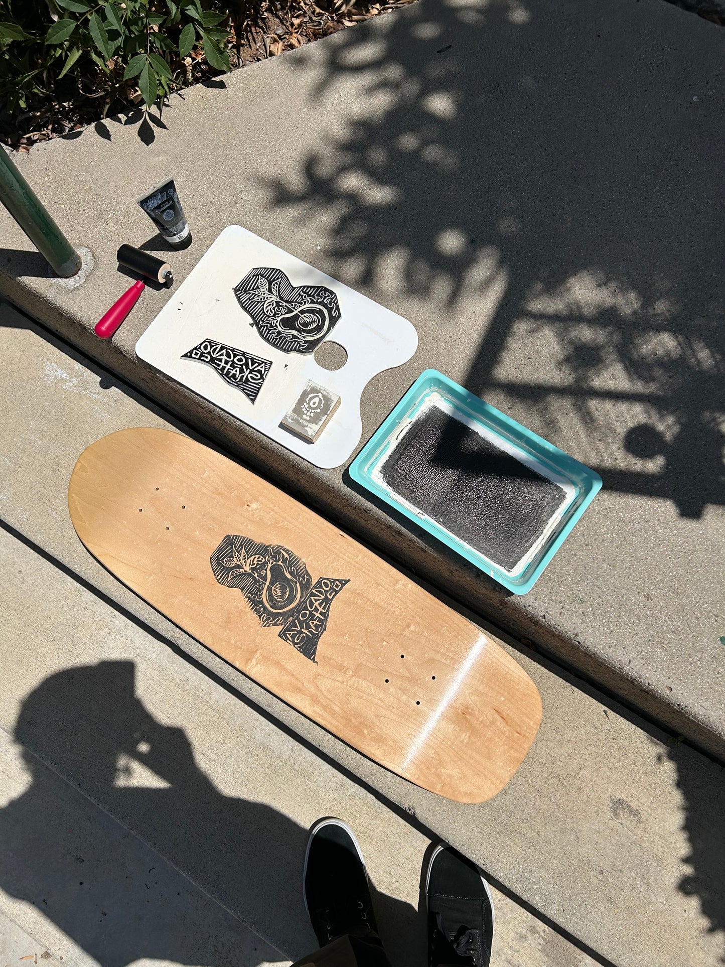 10” Old School Skateboard Deck [Relief Print]